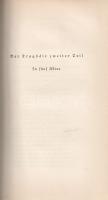 Goethe, [Johann Wolfgang von]: Faust. Erster Teil. Zweiter Teil. Urfaust. Herausgeber: Moritz Heiman...