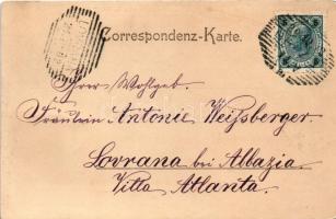 1902 Messendorf (Graz, Steiermark); Spielerhof, Gemischthandlung Platzer / shop of Platzer (r)