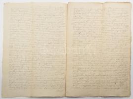 1824 4 db latin nyelvű, viaszpecsétes irat (oklevélmásolat)