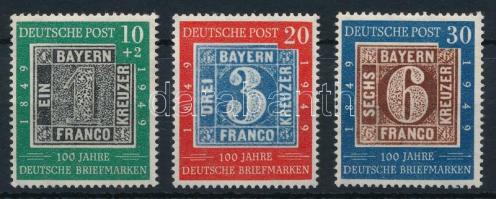 NSZK 1949 Mi 113-115 (Mi EUR 100,-)