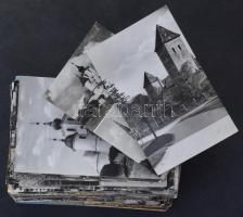 200 db MODERN főleg fekete-fehér magyar város képeslap / 200 MODERN mainly black and white Hungarian town-view postcards