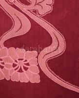 cca 1900 Szecessziós függöny felsőrész pár, klasszikus szecessziós mintával, foltokkal, cca 140x45 c...