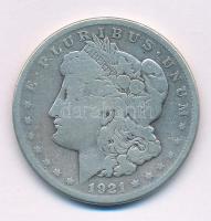 Amerikai Egyesült Államok 1921S 1$ Ag "Morgan" kapszulában T:F USA 1921S 1 Dollar Ag "Morgan" in capsule C:F Krause KM#110