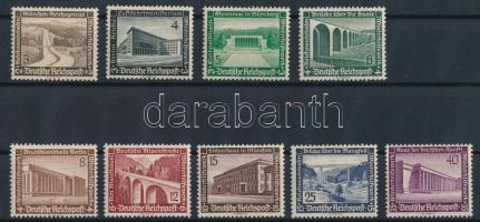 1936 Mi 634-642 (Mi EUR 80,-)