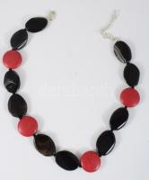 Minerál nyaklánc, h: 42 cm