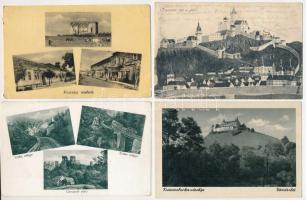 VÁRAK - 30 db MODERN történelmi magyarországi képeslap, közte néhány régi / CASTLES - 30 modern postcards from the Hungarian Kingdom, with some pre-1945 ones