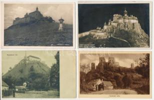 VÁRAK - 29 db RÉGI történelmi magyarországi képeslap, közte néhány modern / CASTLES - 30 pre-1945 postcards from the Hungarian Kingdom, with some modern ones