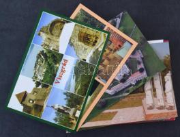 42 db MODERN történelmi magyarországi város képeslap: várak / 42 modern Hungarian town postcards: castles