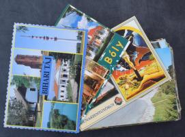 100 db MODERN magyar város képeslap / 100 MODERN Hungarian town-view postcards