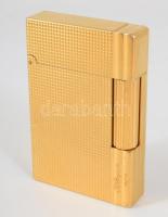 Aranyozott Dupont öngyújtó, sorszámozott, 5,5x3,5 cm / Dupont lighter with golden cover, numbered