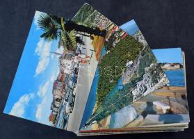 200 db MODERN színes külföldi város képeslap / 200 MODERN foreign color town-view postcards