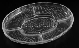 Ötosztatú mogyorókínáló magkínáló, hibátlan, préselt mintával, 30x20 cm