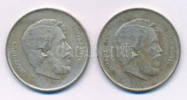 1947. 5Ft Ag "Kossuth" (2x) T:VF,F patina
Adamo F8.1