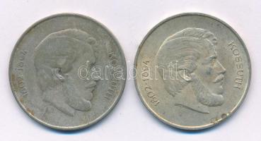 1947. 5Ft Ag "Kossuth" (2x) T:VF,F patina
Adamo F8.1