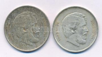 1947. 5Ft Ag "Kossuth" (2x) T:VF,F patina
Adamo F8.1