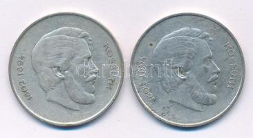 1947. 5Ft Ag "Kossuth" (2x) T:VF,F patina
Adamo F8.1