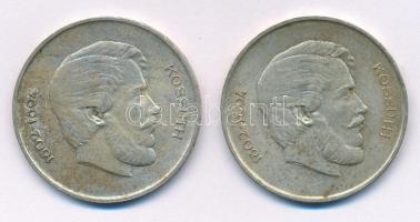 1947. 5Ft Ag "Kossuth" (2x) T:VF,F patina
Adamo F8.1