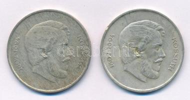 1947. 5Ft Ag "Kossuth" (2x) T:VF,F patina
Adamo F8.1