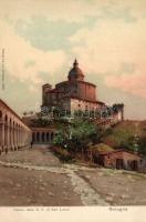 Bologna San Lucca church Stengel litho