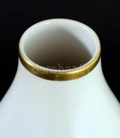 Heinrich modern váza, aranyozott szájperemmel, jelzett, hibátlan, m: 28 cm