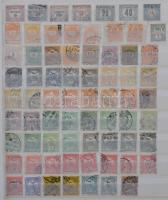 1945 előtti magyar bélyegek a Krajcárosoktól, köztük sok portó, Turul, hivatalos bélyegek is, 19 db ...