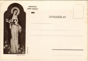 Árpád-házi Szent Margit. Credo s: Roskovics Ignác kiadása (non PC) (EK)