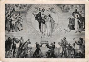 Szentes, a Kapucinusok Jézus Szt. Szívének temploma oltárképe. Kiadja a Kapucinus Rend s: Márton Lajos (EB)