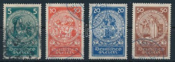 Deutsches Reich 1924 Mi 351-354 (Mi EUR 100,-)
