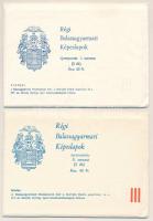 Régi Balassagyarmati Képeslapok - 2x5 db MODERN reprint képeslap eredeti borítékban, újranyomás, I-II. sorozat. Kiadja a Balassagyarmati Honismereti Kör