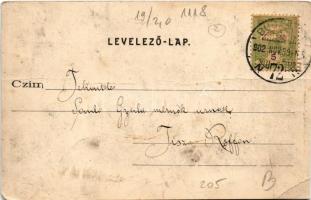 1902 Budapest VIII. Nemzeti Tornaegylet csarnoka, belső, tornacsarnok, tornaszerek, sport. Erdélyi c...