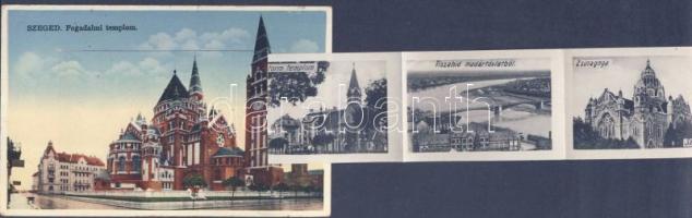 Szeged a zsinagógával leporellocard