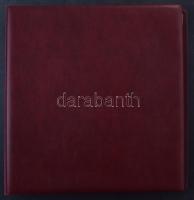 1965-1968 Hiánytalan magyar gyűjteményrész Lindner házilag előrajzolt albumlapokon Lindner bordó gyű...