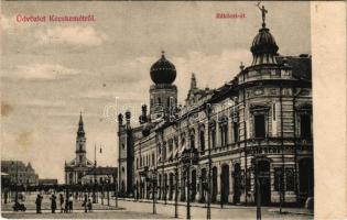 1906 Kecskemét, Rákóczi út, zsinagóga. Fekete (Schwartz) Soma kiadása (EK)