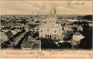 1905 Szolnok, zsinagóga. Szigeti H. udvari fényképész kiadása (EB)