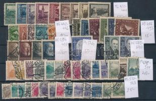 Ausztria összeállítás az 1920-1930-as évekből stecklapon (ca. Mi EUR 400,-)