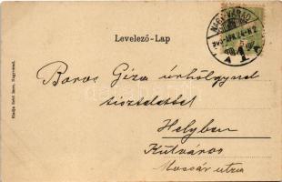 1905 Nagyvárad, Oradea; pályaudvar, vasútállomás. Sebő Imre kiadása / railway station