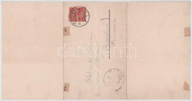 1901 Szenterzsébet, Hammersdorf, Gusterita (Nagyszeben, Sibiu); Blick vom Hammersdorfer Berg. Jos. D...