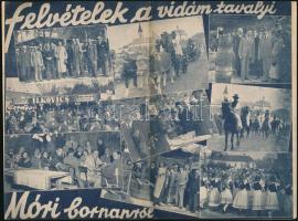 1936 Móri bornap, 1936. október 4., 12 oldalas ismertető füzet a bornap céljaival, az eddigi bornapo...