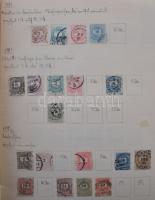 Rendezetlen magyar tétel, régi és modern bélyegek nagy mennyiségben, vegyesen, számos berakó- és albumlapon, nagy karton dobozban