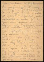 1938 Sárdy Brutus (1892-1970) festőművész, restaurátor autográf levelezőlapja feleségéhez, Kézdi-Kov...