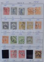 Nagy cipősdoboznyi Ausztriában futott maradék bélyegcsere füzet sok-sok bélyeggel, köztük régiek, kl...