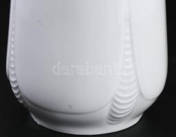 Royal Porzellan fehérmázas modernista váza, jelzett, hibátlan, m: 21 cm