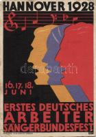First German Workers´ Singing Contest 1928 in Hannover (EB)