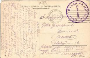 1914 Sarajevo, Israeliticki hram / Israelitischer Tempel / synagogue + "M. kir. gyulai 2. népfö...