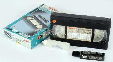 Hama VHS tisztítókazetta, dobozában.