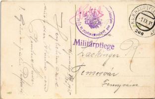 1915 Újvidék, Novi Sad; Izraelita templom, zsinagóga, villamos / Isr. Tempel / synagogue, tram + &qu...