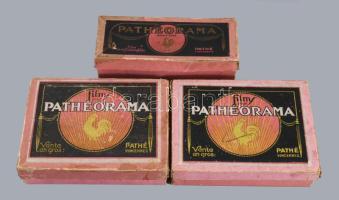 1912-1922 Pathéorama film ininflammable francia dianéző, hozzá 25 filmmel.