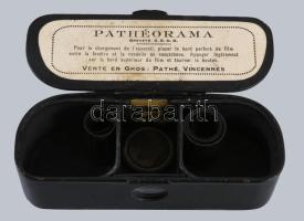 1912-1922 Pathéorama film ininflammable francia dianéző, hozzá 25 filmmel