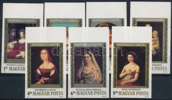 1983 Festmények XIX. - Raffaello ívszéli vágott sor (4.000)