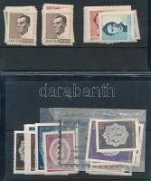 1960 Többpéldányos összeállítás teljes sorokkal, összefüggésekkel, 13 stecklapon (min. 31.880)